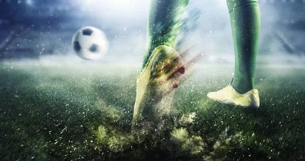 depositphotos 164691368 stock photo soccer goal moment mixed media